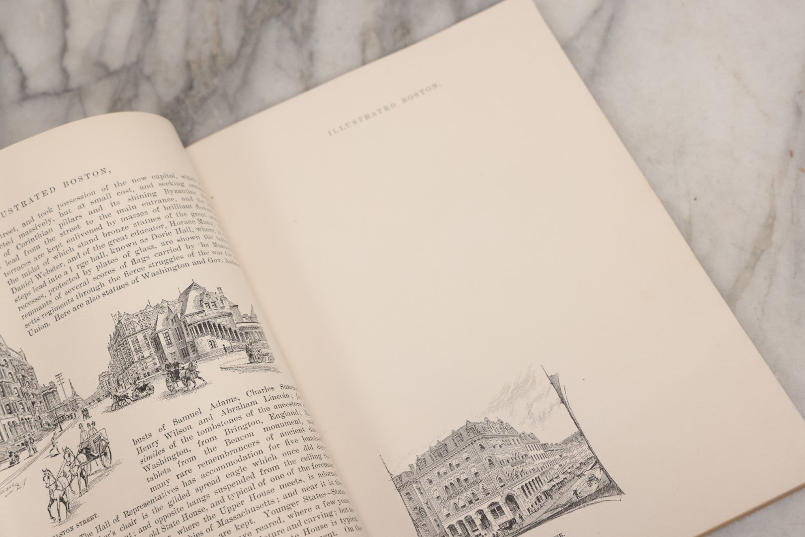 Lot 164 - Antique Softcover Salesman's Dummy For “Illustrated Boston: The Metropolis Of New England,” Featuring Sample Pages And Promotional Text