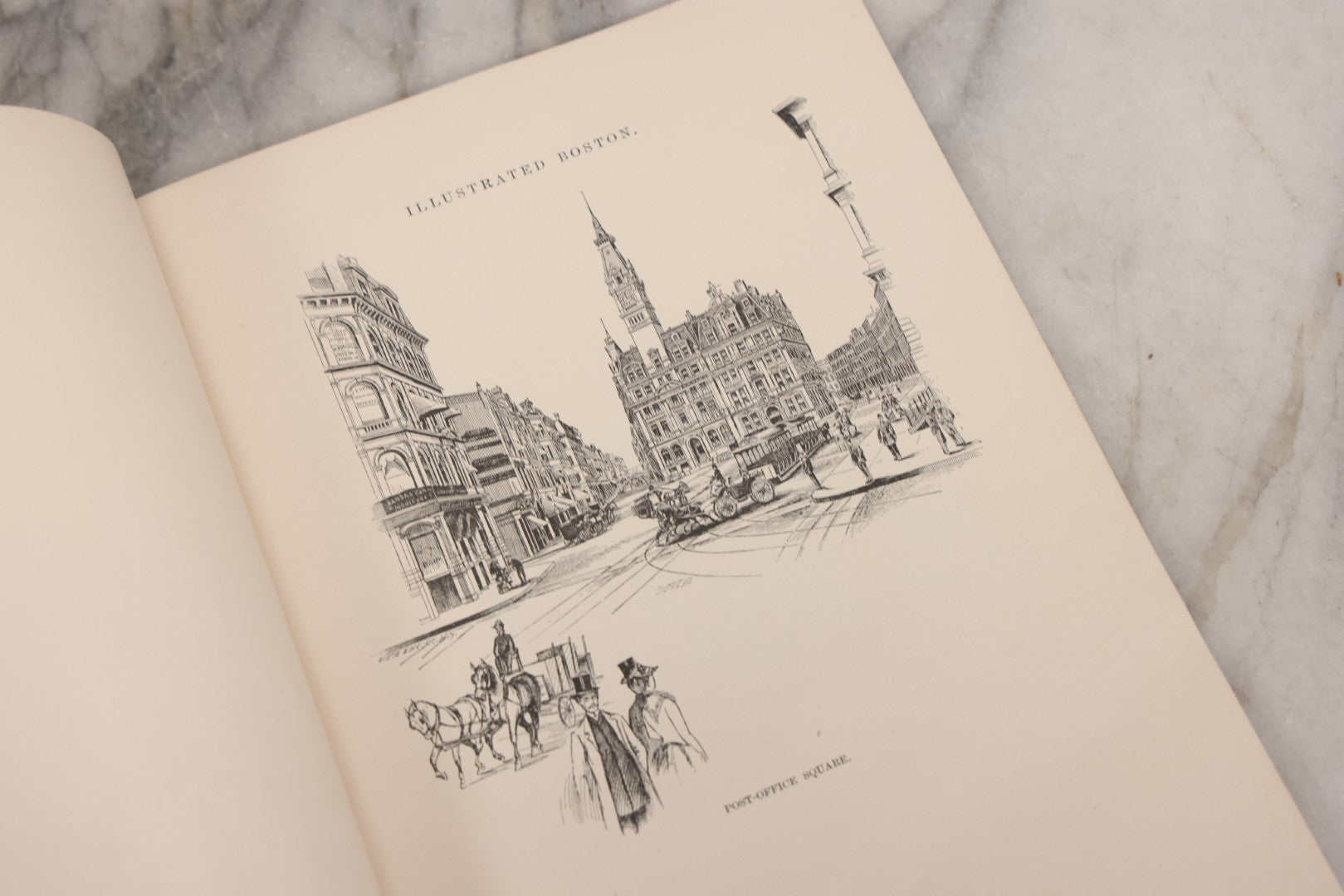 Lot 164 - Antique Softcover Salesman's Dummy For “Illustrated Boston: The Metropolis Of New England,” Featuring Sample Pages And Promotional Text
