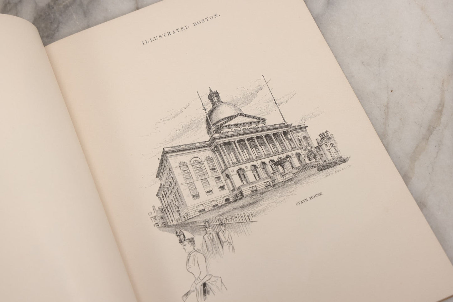 Lot 164 - Antique Softcover Salesman's Dummy For “Illustrated Boston: The Metropolis Of New England,” Featuring Sample Pages And Promotional Text