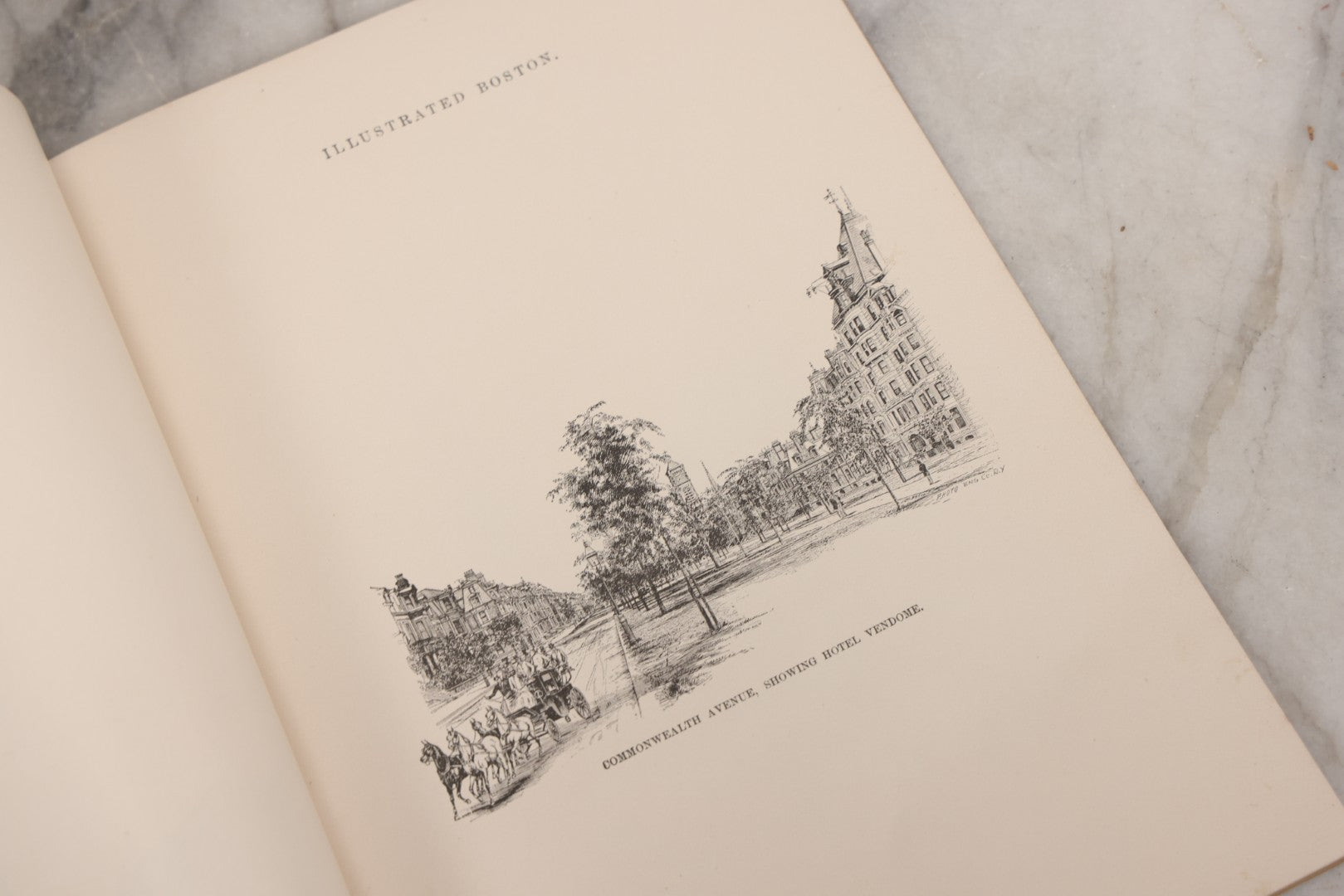 Lot 164 - Antique Softcover Salesman's Dummy For “Illustrated Boston: The Metropolis Of New England,” Featuring Sample Pages And Promotional Text
