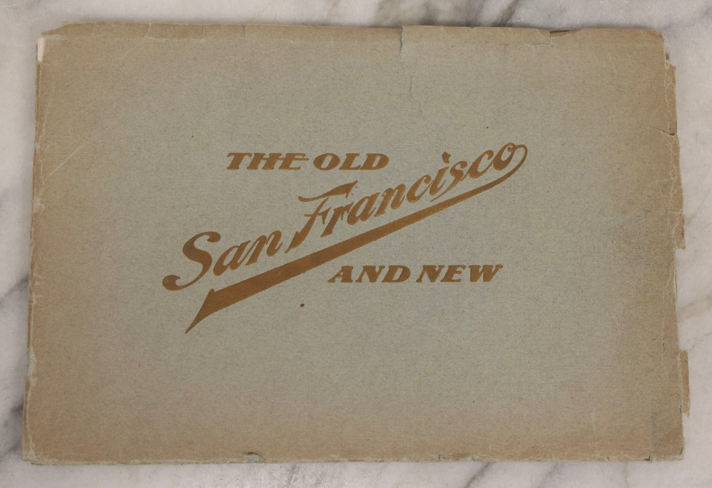 Lot 165 - "The Old San Francisco And New" Antique Earthquake And Fire Photo Booklet Published By Souvenir Book Company, Los Angeles, California, 1906
