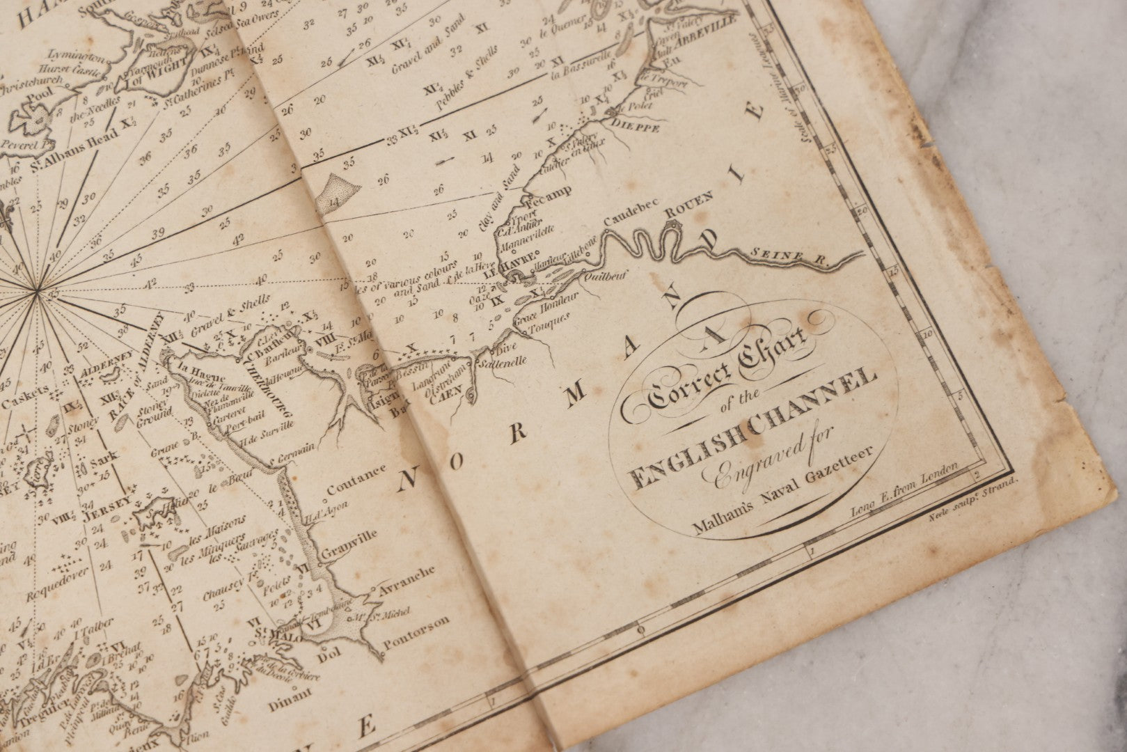 Lot 166 - Grouping Of Eight Antique 1795 Engraved Naval Maps For Malham's Naval Gazetteer By Allen & West, Including Irish Sea, South America, English Channel, West India Islands, Baltic Sea, Africa, East Coast Of North America, And Bay Of Biscay