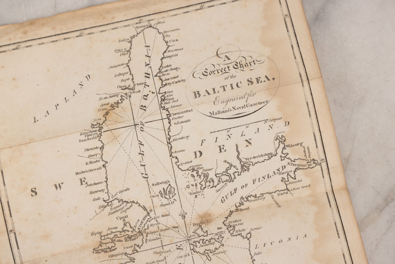 Lot 166 - Grouping Of Eight Antique 1795 Engraved Naval Maps For Malham's Naval Gazetteer By Allen & West, Including Irish Sea, South America, English Channel, West India Islands, Baltic Sea, Africa, East Coast Of North America, And Bay Of Biscay