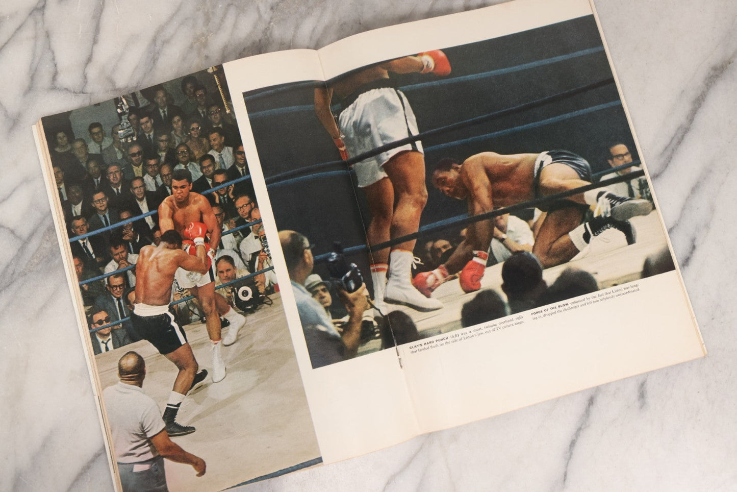 Lot 173 - Grouping Of Six Vintage Boxing And Sports Magazines Including Muhammad Ali / Cassius Clay Covers, Sports Illustrated Issues, Time Magazine, Willie Pastrano Cover, And The Ring With Frazier & Chuvalo, 1960s