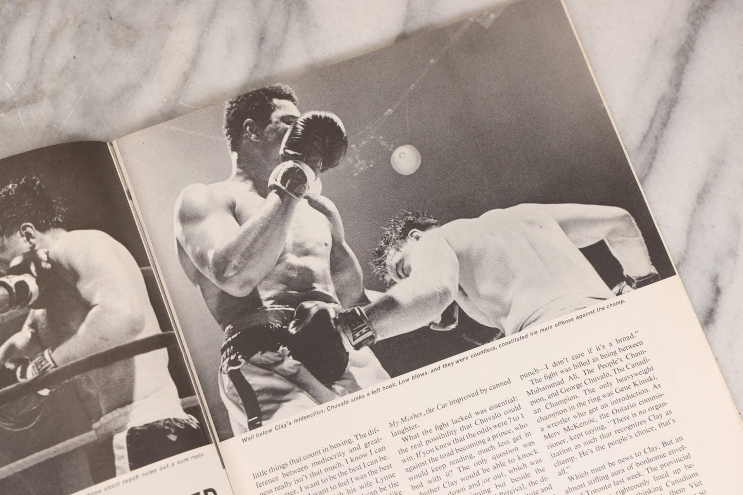 Lot 173 - Grouping Of Six Vintage Boxing And Sports Magazines Including Muhammad Ali / Cassius Clay Covers, Sports Illustrated Issues, Time Magazine, Willie Pastrano Cover, And The Ring With Frazier & Chuvalo, 1960s