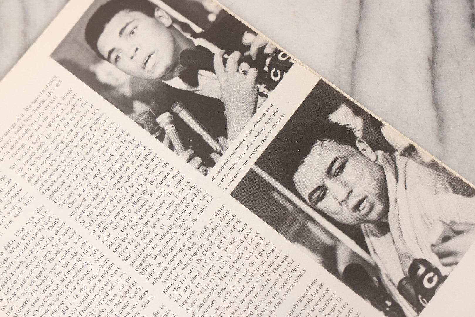 Lot 173 - Grouping Of Six Vintage Boxing And Sports Magazines Including Muhammad Ali / Cassius Clay Covers, Sports Illustrated Issues, Time Magazine, Willie Pastrano Cover, And The Ring With Frazier & Chuvalo, 1960s