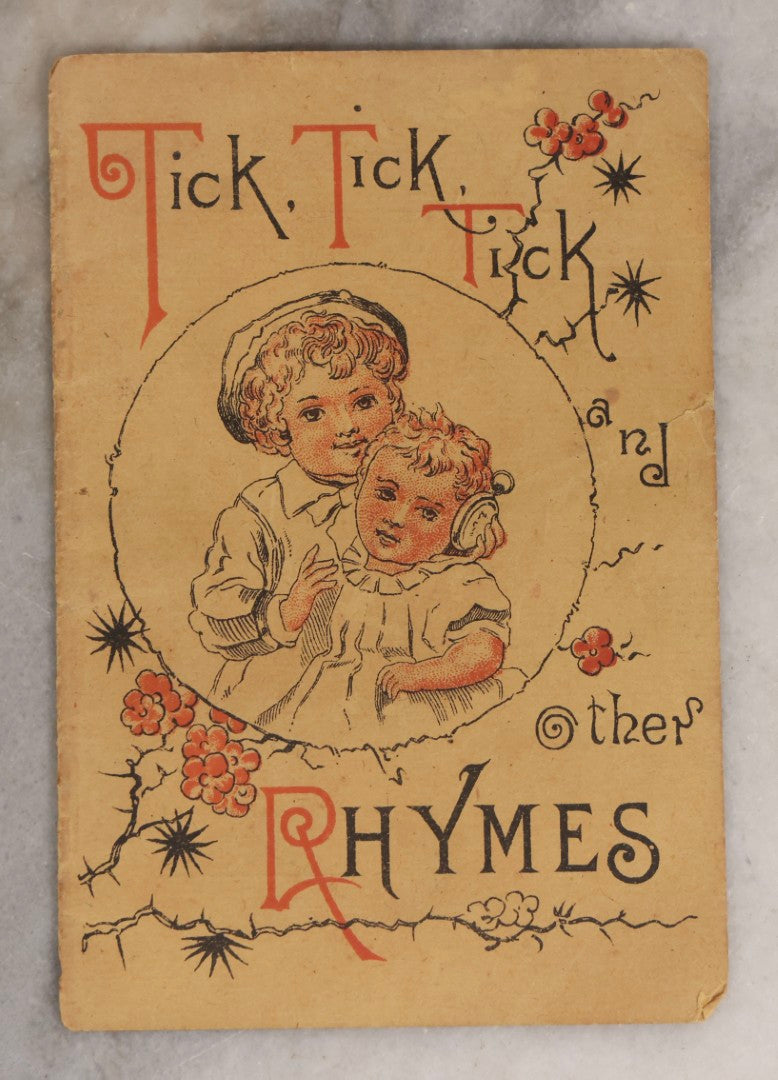 Lot 185 - Antique “Tick Tick Tick And Other Rhymes” Advertising Card For “The Waterbury,” Sold By George Merritt, New York