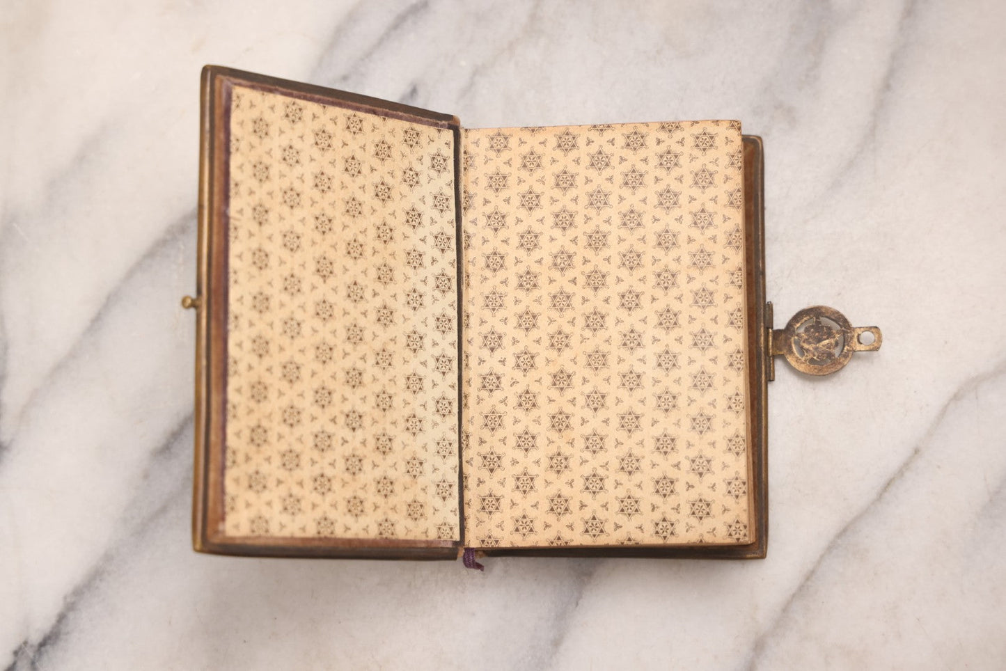 Lot 186 - "The Key Of Heaven: Approved Devotions And Prayers For All Occasions And Stations Of Life" Antique 1896 Catholic Prayer Book, Published By Salim Elias, New York, With Velvet Cover And Bone Decorations