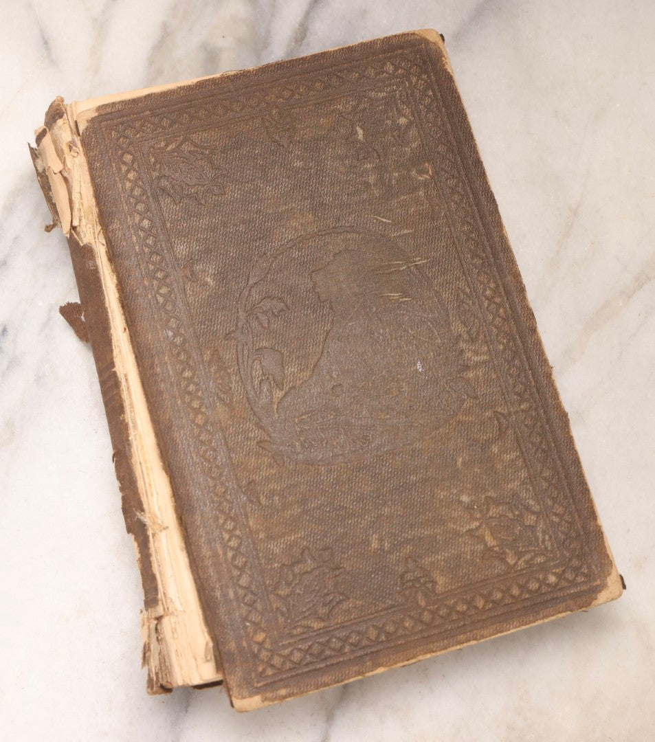 Lot 187 - "Incidents In White Mountain History" Antique New Hampshire Regional History Book By Rev. Benjamin G. Willey, Published By Nathaniel Noyes, Boston, Massachusetts, 1857, Note Front Cover Detached, Poor Condition