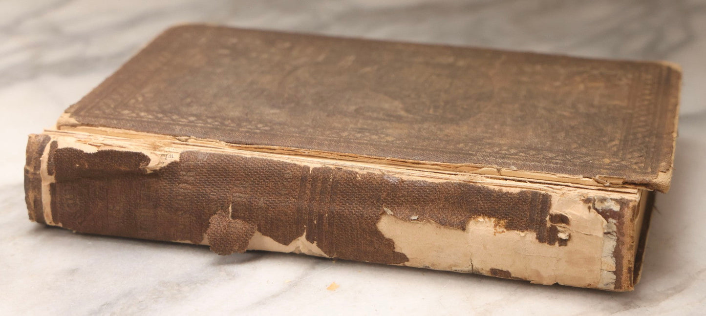 Lot 187 - "Incidents In White Mountain History" Antique New Hampshire Regional History Book By Rev. Benjamin G. Willey, Published By Nathaniel Noyes, Boston, Massachusetts, 1857, Note Front Cover Detached, Poor Condition