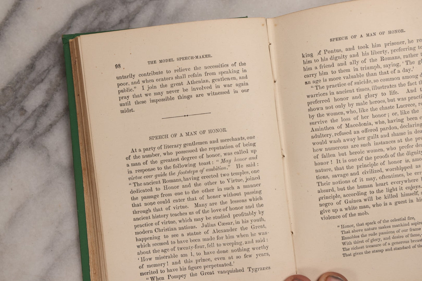 Lot 191 - "The Perfect Gentleman; Or, Etiquette And Eloquence" Antique Etiquette And Oratory Manual Published By Dick & Fitzgerald, New York, 1860