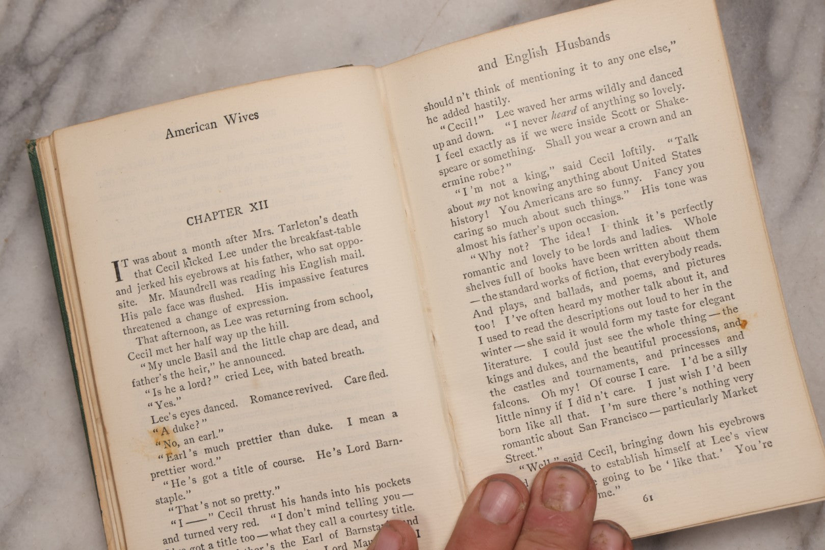 Lot 192 - “American Wives And English Husbands” Antique Novel By Gertrude Atherton, International Association Of Newspapers And Authors, Boston, 1901