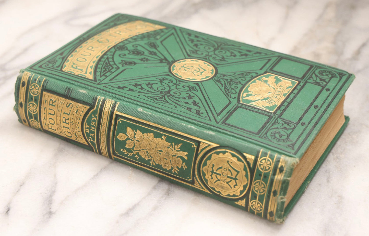 Lot 193 - "Four Girls At Chautauqua", Antique Young Adult Novel By Pansy, D. Lothrop & Co., Boston, 1876