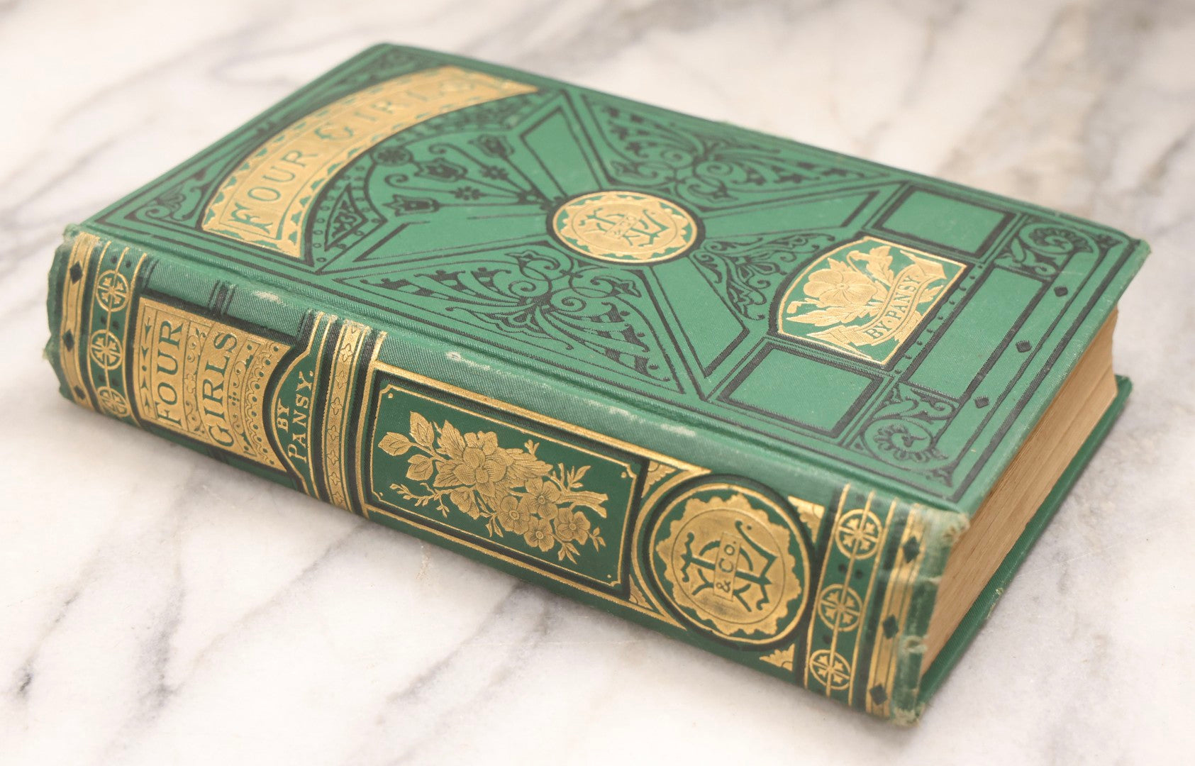 Lot 193 - "Four Girls At Chautauqua", Antique Young Adult Novel By Pansy, D. Lothrop & Co., Boston, 1876