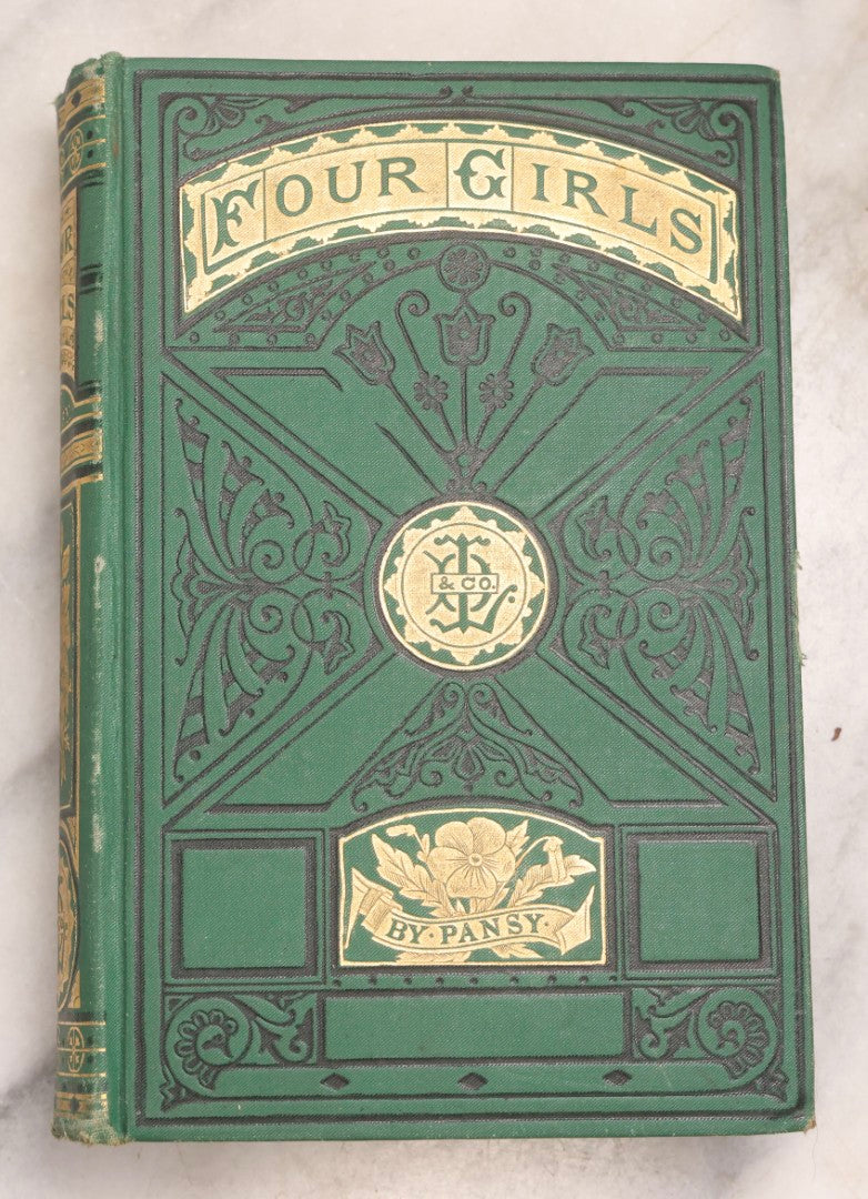 Lot 193 - "Four Girls At Chautauqua", Antique Young Adult Novel By Pansy, D. Lothrop & Co., Boston, 1876