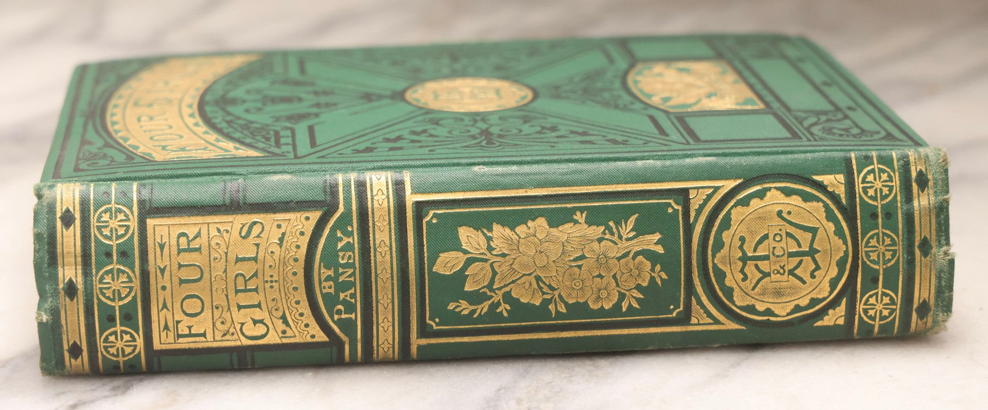 Lot 193 - "Four Girls At Chautauqua", Antique Young Adult Novel By Pansy, D. Lothrop & Co., Boston, 1876