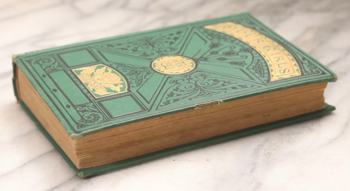 Lot 193 - "Four Girls At Chautauqua", Antique Young Adult Novel By Pansy, D. Lothrop & Co., Boston, 1876