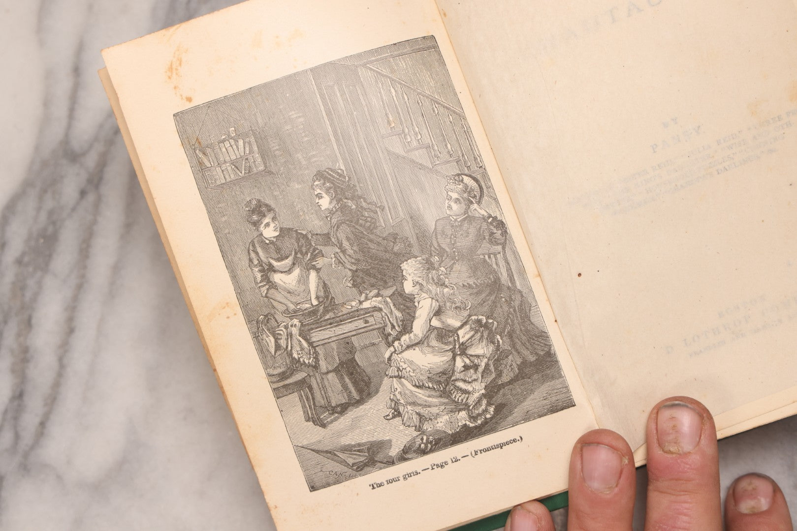 Lot 193 - "Four Girls At Chautauqua", Antique Young Adult Novel By Pansy, D. Lothrop & Co., Boston, 1876