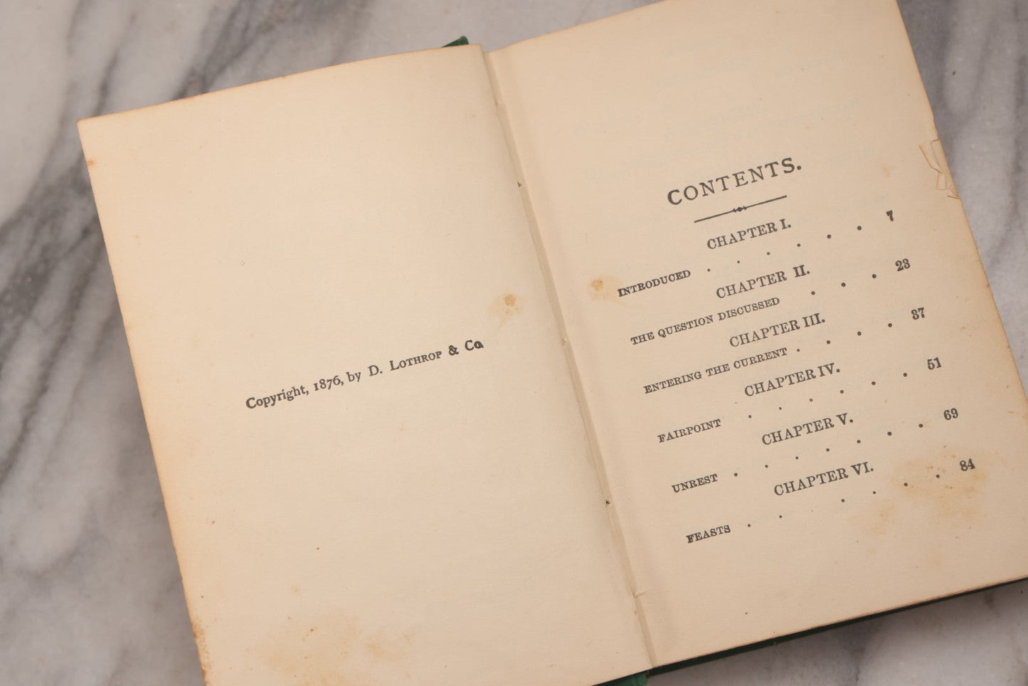 Lot 193 - "Four Girls At Chautauqua", Antique Young Adult Novel By Pansy, D. Lothrop & Co., Boston, 1876