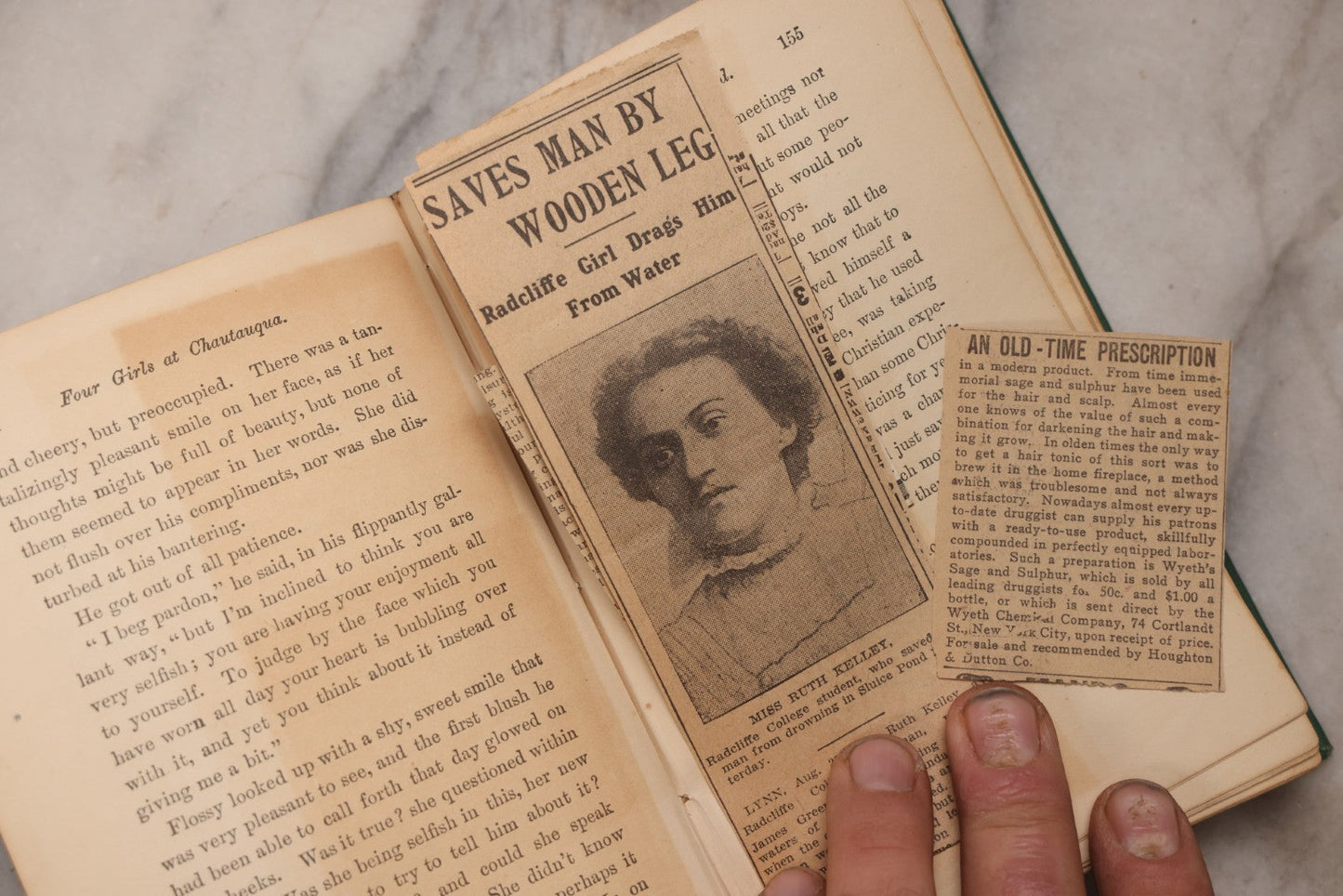 Lot 193 - "Four Girls At Chautauqua", Antique Young Adult Novel By Pansy, D. Lothrop & Co., Boston, 1876