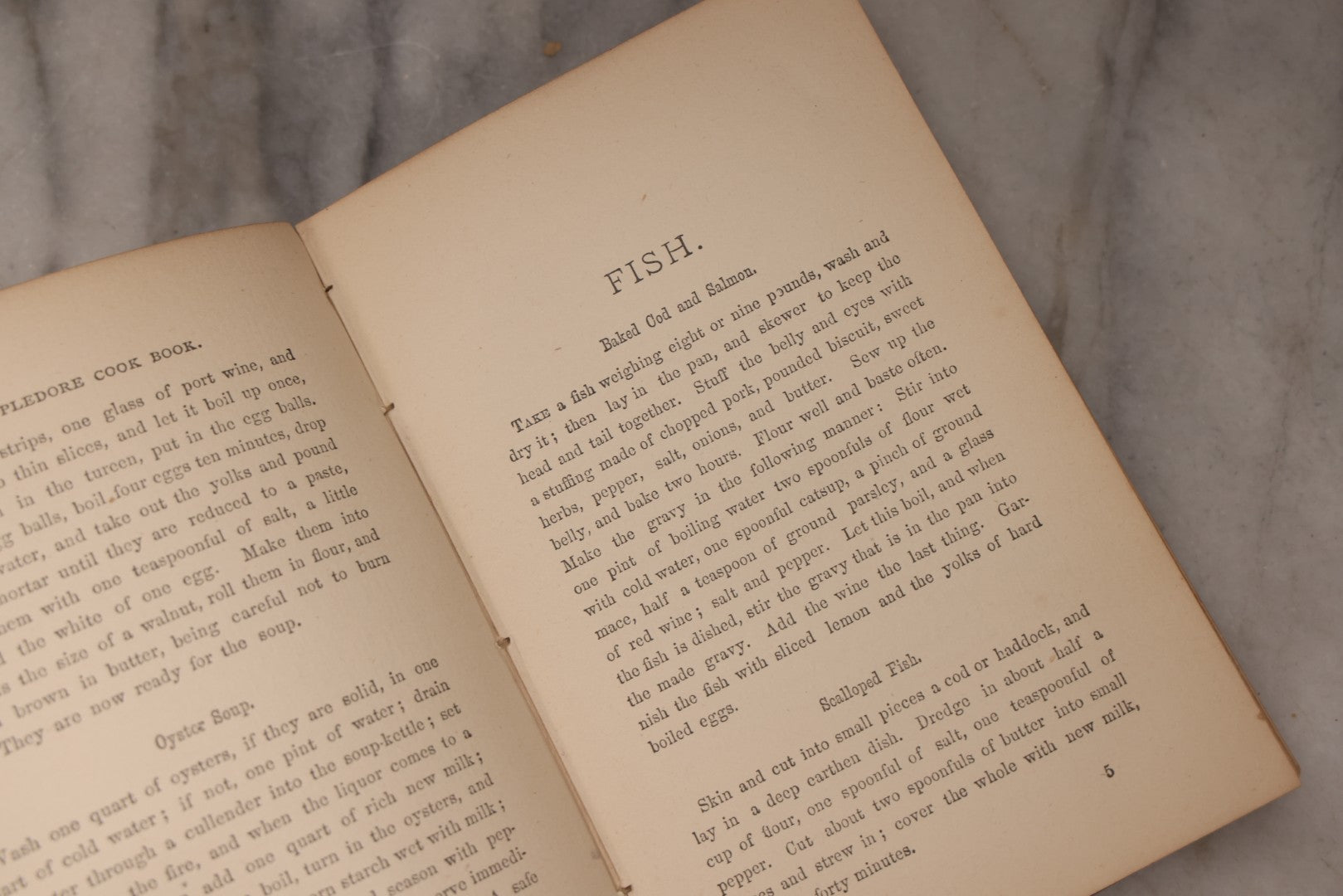 Lot 194 - Pair Of Antique Cookbooks, The Appledore Cook Book, 1883 & Dr. Chase's Recipes; Or, Information For Everybody Circa 1870

