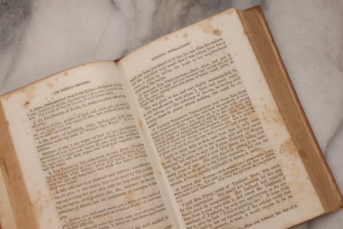 Lot 194 - Pair Of Antique Cookbooks, The Appledore Cook Book, 1883 & Dr. Chase's Recipes; Or, Information For Everybody Circa 1870
