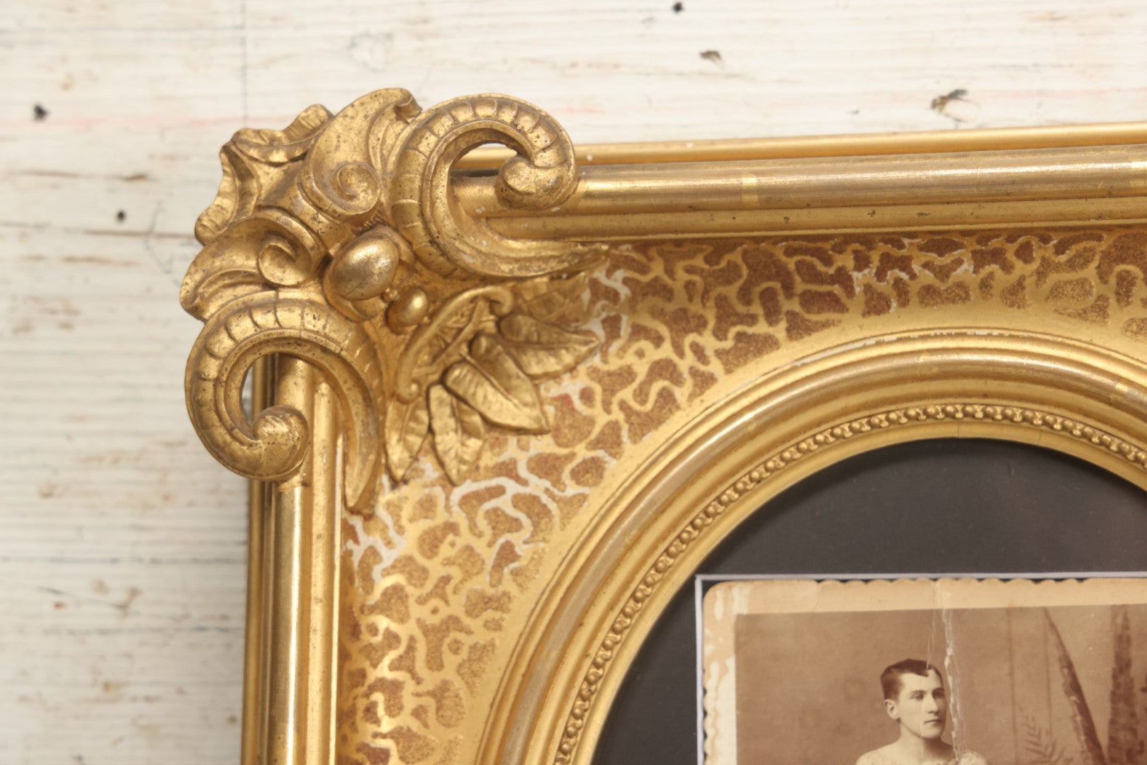 Lot 001 - Antique Cabinet Card Photograph Of Thomas Sidonia “The Tattooed Boy” At Age 21, Photographed By Charles Eisenmann, New York, Custom Framed With Visible Verso Inscription And Clear View Of Early American Traditional Tattoos, 13" x 15"