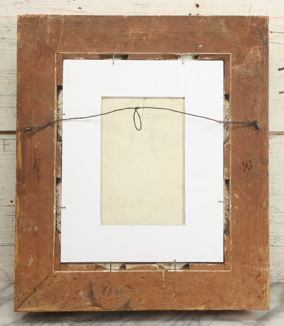 Lot 001 - Antique Cabinet Card Photograph Of Thomas Sidonia “The Tattooed Boy” At Age 21, Photographed By Charles Eisenmann, New York, Custom Framed With Visible Verso Inscription And Clear View Of Early American Traditional Tattoos, 13" x 15"