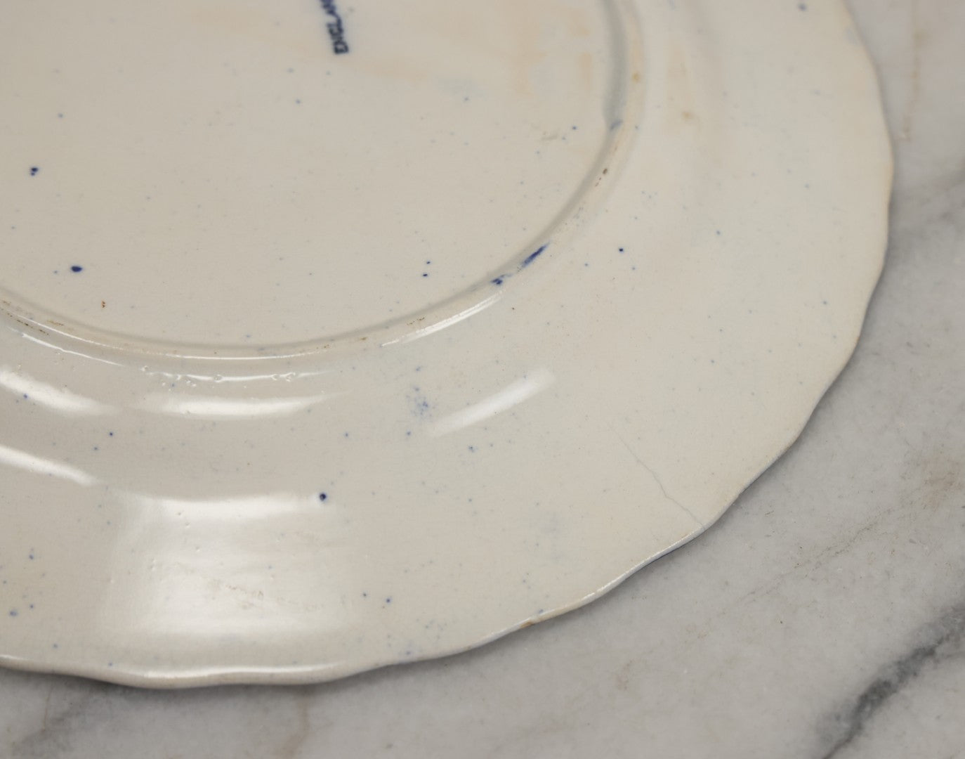 Lot 010 - Vintage Salem Plate With Views Of Salem, Massachusetts And Salem Witch Illustration, Stamped England, Note Hairline Cracks From Underside, 9" Diameter