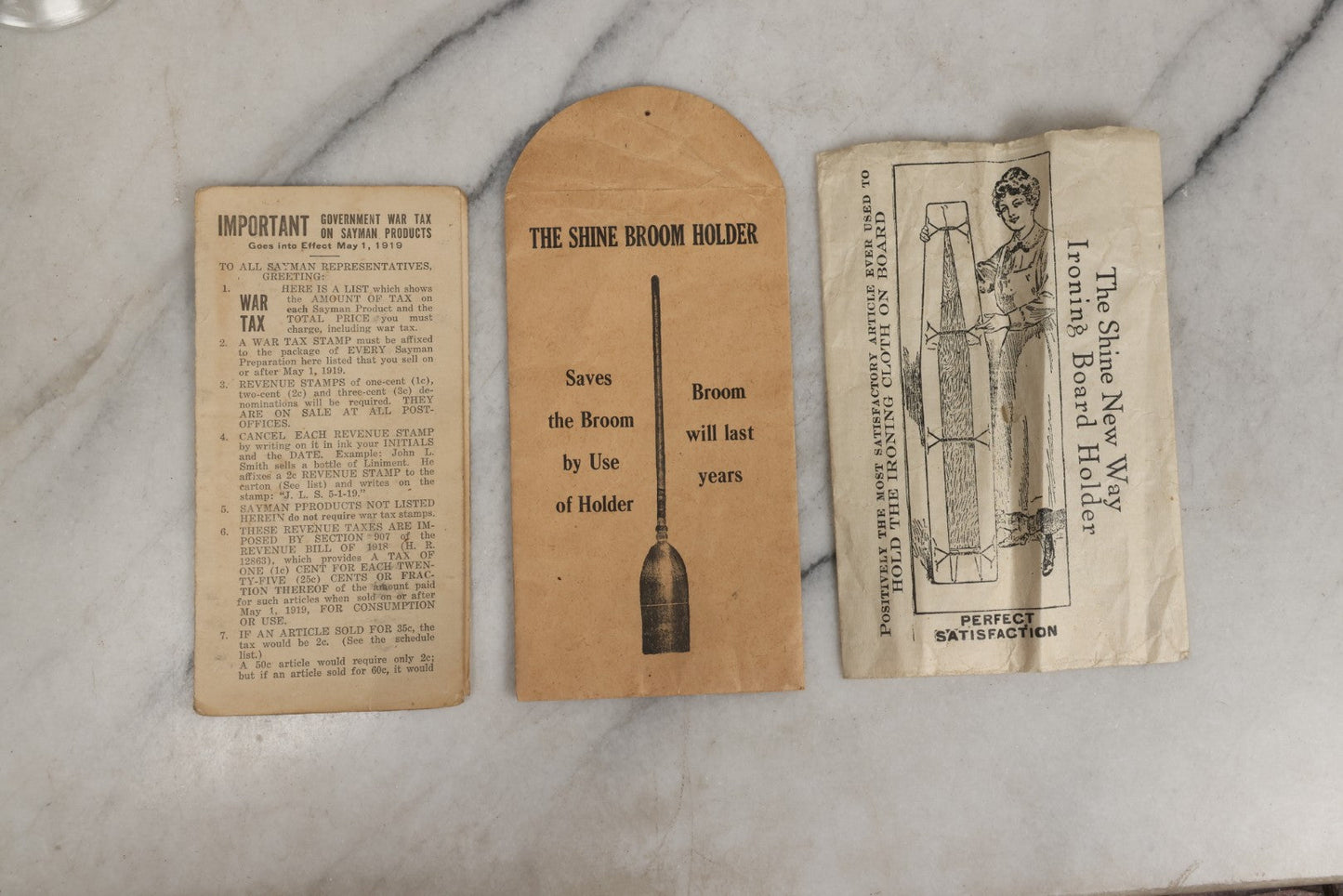 Lot 016 - Antique Traveling Salesman's Patent Medicine Case With Extensive Contents From T.M. Sayman Products Co., St. Louis, Missouri — Nos Vanishing Creams, Flavoring Extracts, Remedies, Ephemera & Sales Ledger