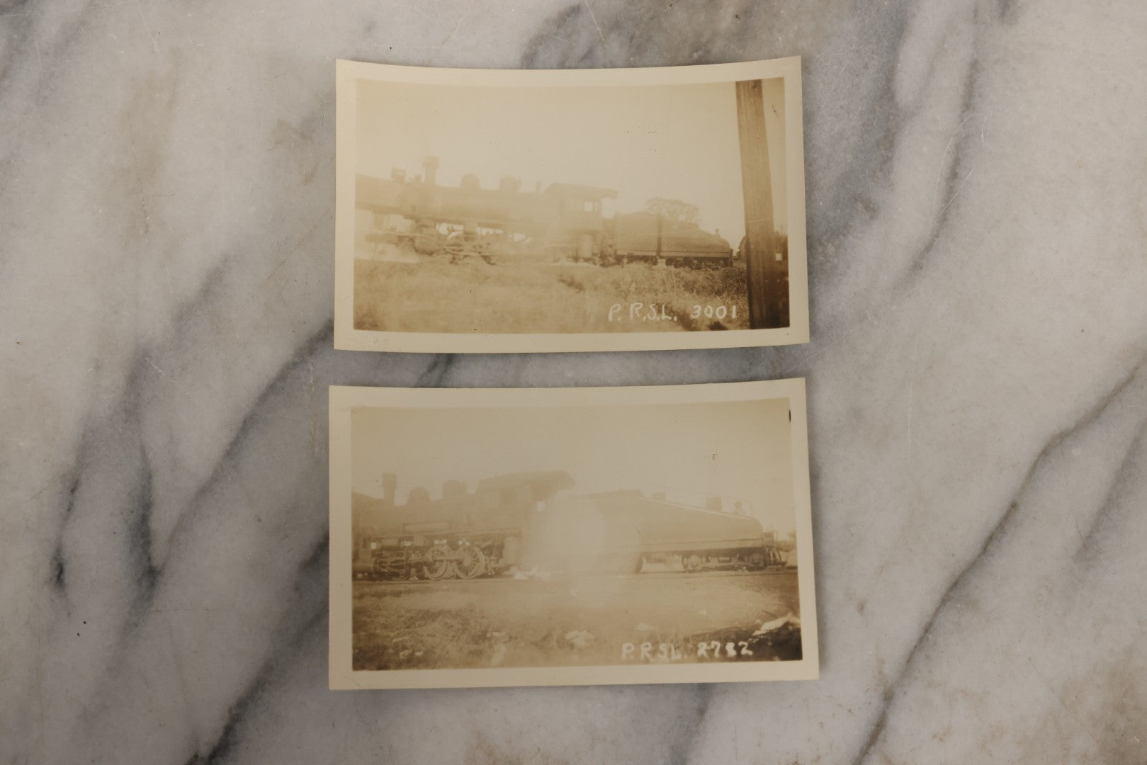 Lot 024 - Extensive Vintage 1934–1936 Snapshot Photograph Album Documenting Locomotives And Trains In The Eastern United States, 200+ Images With Detailed Handwritten Annotations