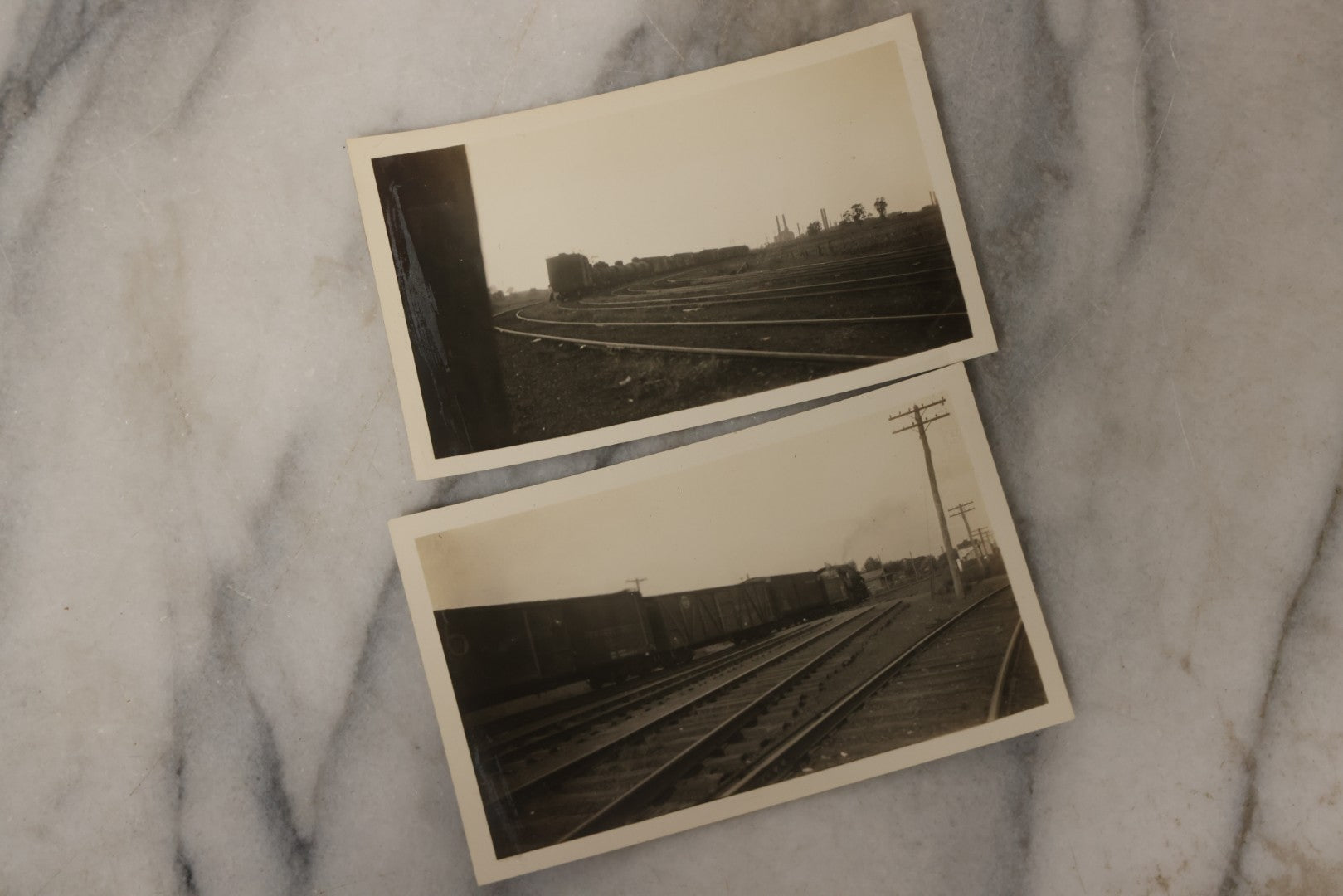 Lot 024 - Extensive Vintage 1934–1936 Snapshot Photograph Album Documenting Locomotives And Trains In The Eastern United States, 200+ Images With Detailed Handwritten Annotations