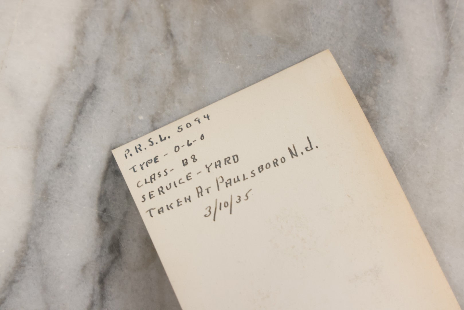 Lot 024 - Extensive Vintage 1934–1936 Snapshot Photograph Album Documenting Locomotives And Trains In The Eastern United States, 200+ Images With Detailed Handwritten Annotations