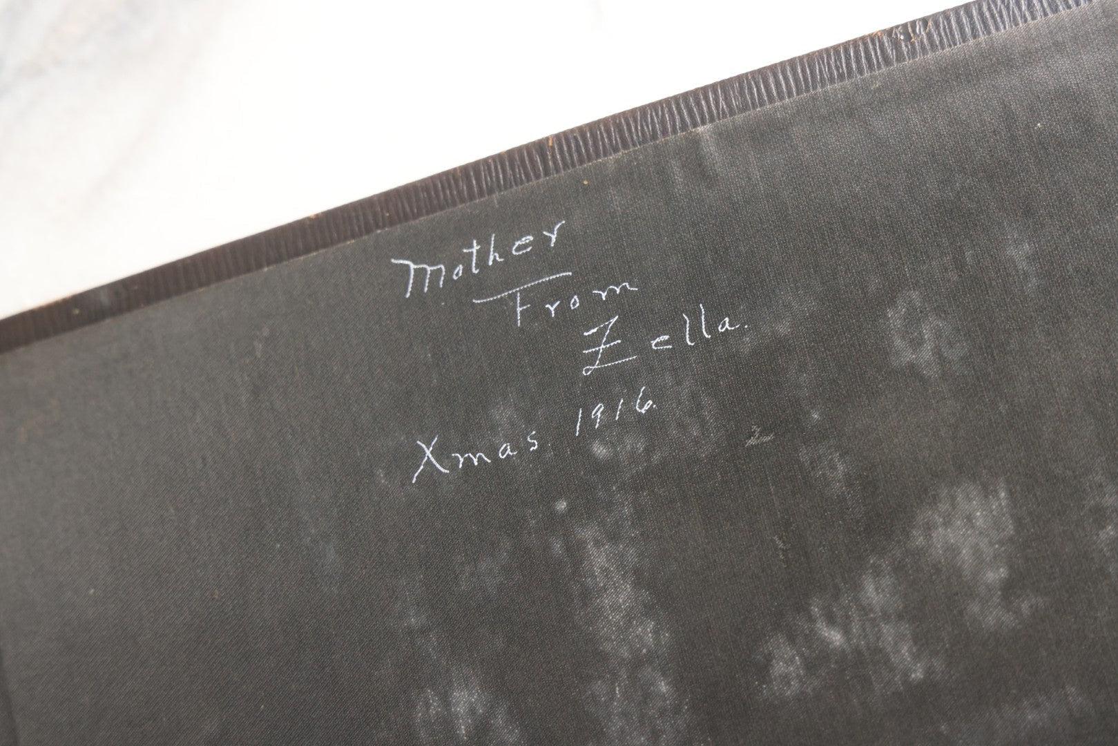 Lot 025 - Antique Snapshot Photo Album Gifted To Zella On Christmas 1916 With 1750+ Photos Of Midwest And Western Scenes Including Telluride & Greeley Colorado, Farm Life, Animals, Automobiles, Oil Wells, Early Aviation, And WWI Soldiers, 1916–1920