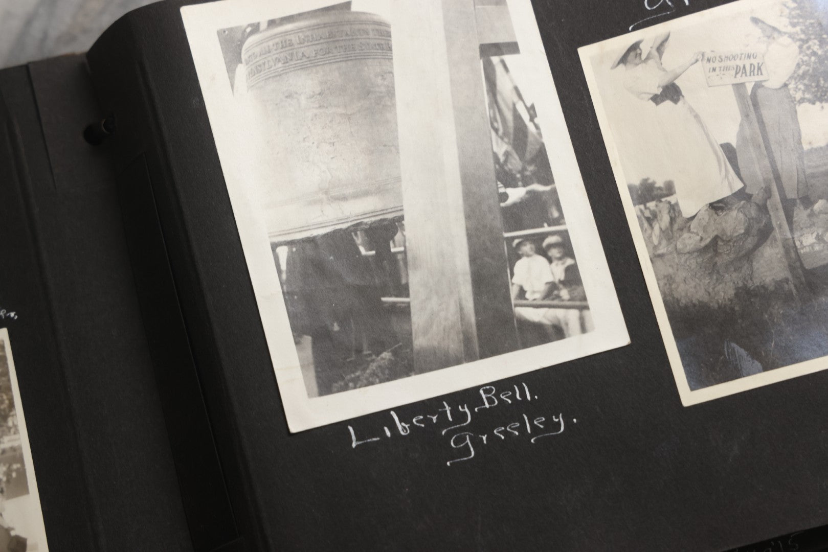 Lot 025 - Antique Snapshot Photo Album Gifted To Zella On Christmas 1916 With 1750+ Photos Of Midwest And Western Scenes Including Telluride & Greeley Colorado, Farm Life, Animals, Automobiles, Oil Wells, Early Aviation, And WWI Soldiers, 1916–1920