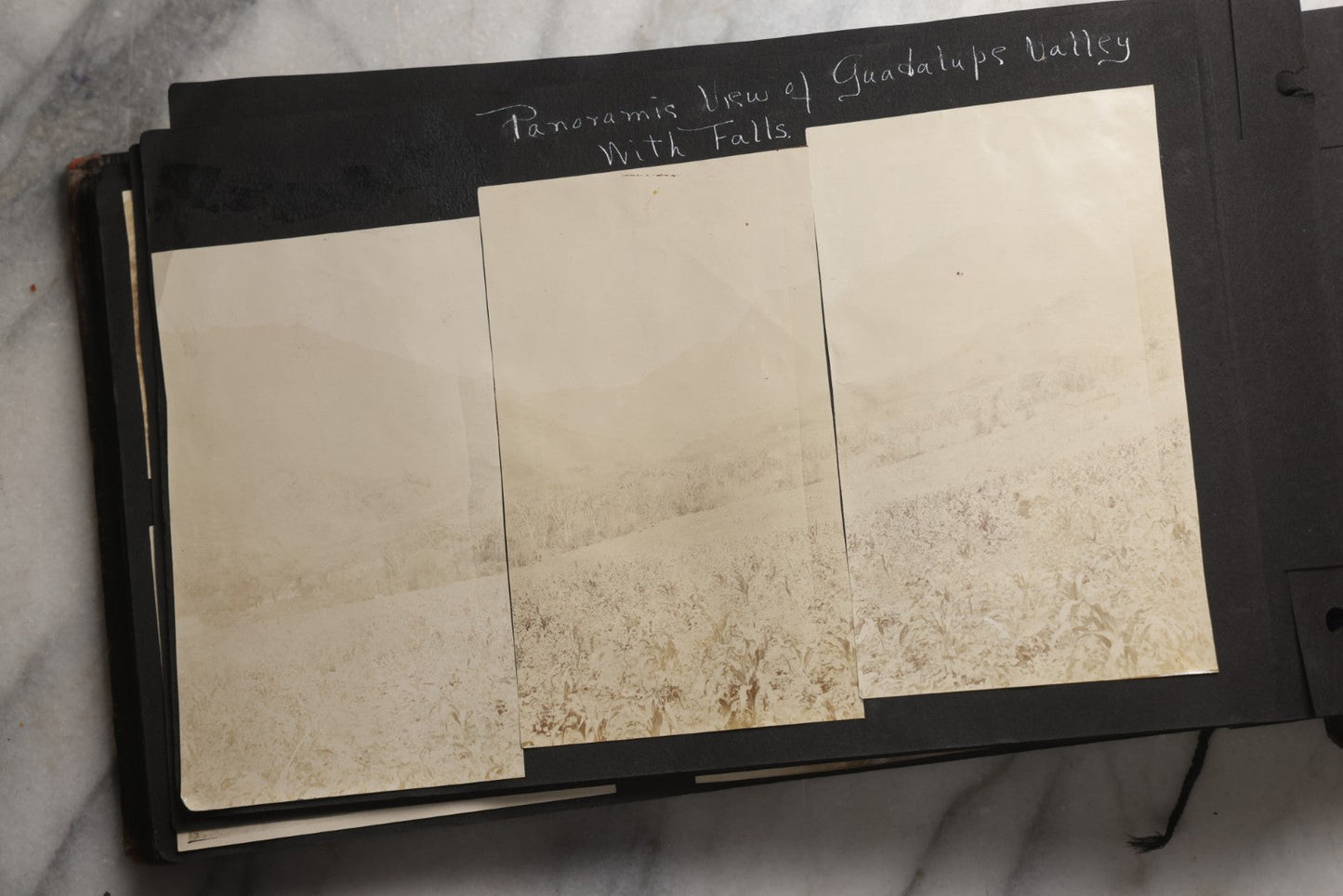 Lot 025 - Antique Snapshot Photo Album Gifted To Zella On Christmas 1916 With 1750+ Photos Of Midwest And Western Scenes Including Telluride & Greeley Colorado, Farm Life, Animals, Automobiles, Oil Wells, Early Aviation, And WWI Soldiers, 1916–1920