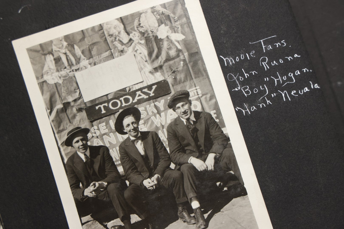 Lot 025 - Antique Snapshot Photo Album Gifted To Zella On Christmas 1916 With 1750+ Photos Of Midwest And Western Scenes Including Telluride & Greeley Colorado, Farm Life, Animals, Automobiles, Oil Wells, Early Aviation, And WWI Soldiers, 1916–1920