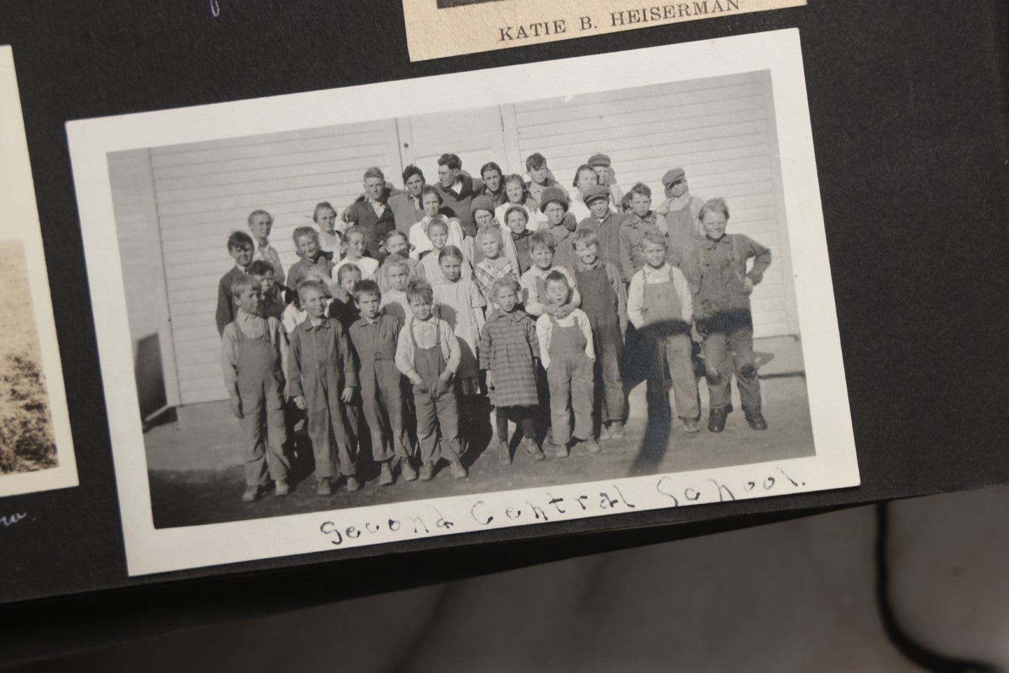 Lot 025 - Antique Snapshot Photo Album Gifted To Zella On Christmas 1916 With 1750+ Photos Of Midwest And Western Scenes Including Telluride & Greeley Colorado, Farm Life, Animals, Automobiles, Oil Wells, Early Aviation, And WWI Soldiers, 1916–1920