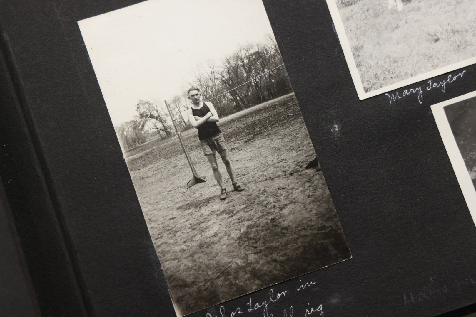 Lot 025 - Antique Snapshot Photo Album Gifted To Zella On Christmas 1916 With 1750+ Photos Of Midwest And Western Scenes Including Telluride & Greeley Colorado, Farm Life, Animals, Automobiles, Oil Wells, Early Aviation, And WWI Soldiers, 1916–1920