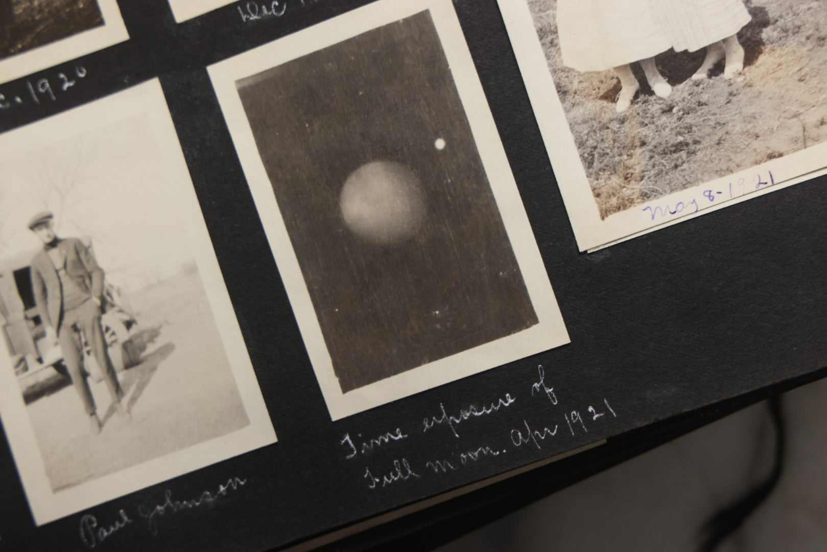 Lot 025 - Antique Snapshot Photo Album Gifted To Zella On Christmas 1916 With 1750+ Photos Of Midwest And Western Scenes Including Telluride & Greeley Colorado, Farm Life, Animals, Automobiles, Oil Wells, Early Aviation, And WWI Soldiers, 1916–1920