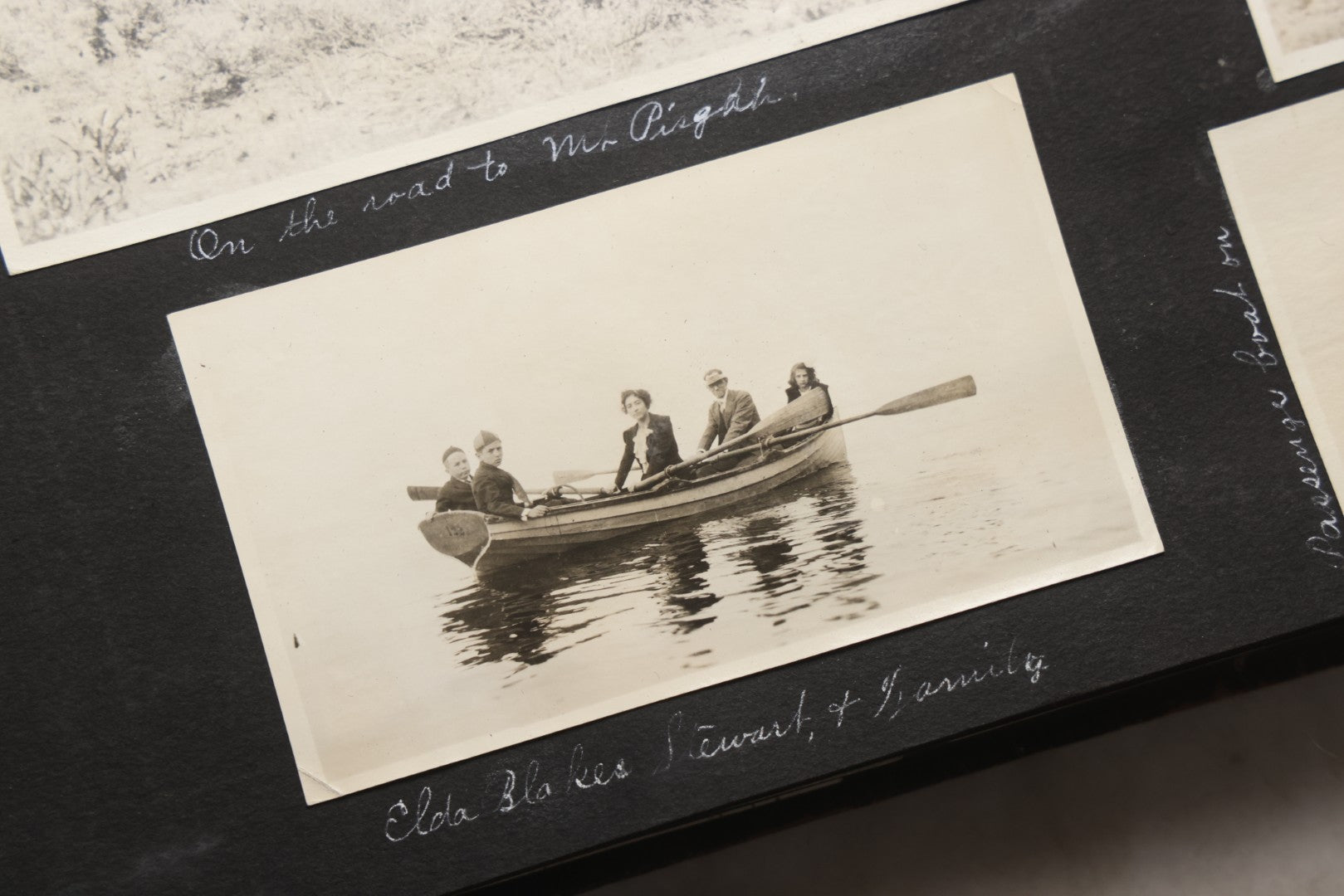 Lot 025 - Antique Snapshot Photo Album Gifted To Zella On Christmas 1916 With 1750+ Photos Of Midwest And Western Scenes Including Telluride & Greeley Colorado, Farm Life, Animals, Automobiles, Oil Wells, Early Aviation, And WWI Soldiers, 1916–1920