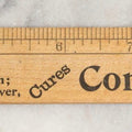 Lot 033 - Antique Advertising Ruler For Garfield Tea Patent Medicine Promoting Remedies For Constipation ("A Pleasant Laxative"), Sick Headache, Kidney And Liver Complaints, Infant Ailments, And Pain Relief