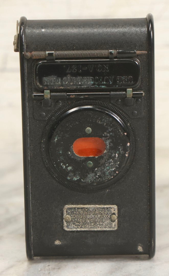 Lot 045 - Antique Vest Pocket Kodak Folding Camera By Eastman Kodak, Rochester, New York, For Autographic Film No. A-127, Latest Patent Date 1918
