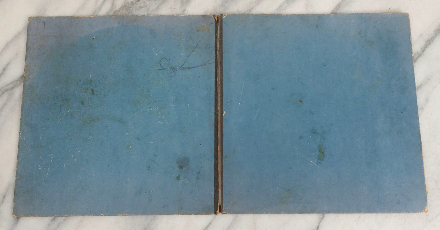 Lot 055 - Antique “Game Of Pussy And The Three Mice” Chromolithograph Box Cover And Board With Illustrated Anthropomorphic Cats And Mice, McLoughlin Bros., New York, Copyright 1890