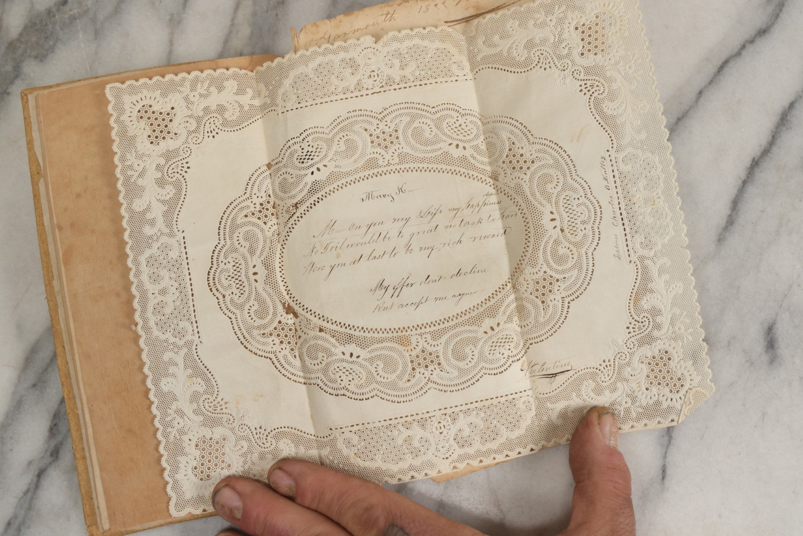 Lot 063 - Antique Memorial Sermon Booklet “A Sermon On The Death Of Gen. George Washington, Preached February 22, 1800” By Nathaniel Emmons, D.D., Wrentham, Massachusetts, With Additional Trask Family Ephemera