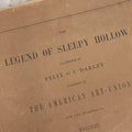 Lot 065 - Antique Art Booklet “Illustrations Of The Legend Of Sleepy Hollow” By Felix O.C. Darley For The American Art-Union, 1849, Authorized By Washington Irving And Publisher George P. Putnam