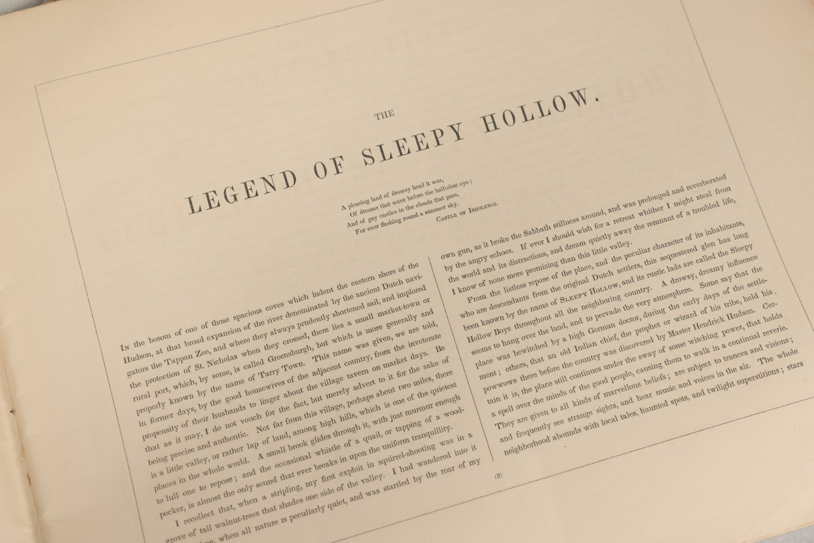 Lot 065 - Antique Art Booklet “Illustrations Of The Legend Of Sleepy Hollow” By Felix O.C. Darley For The American Art-Union, 1849, Authorized By Washington Irving And Publisher George P. Putnam