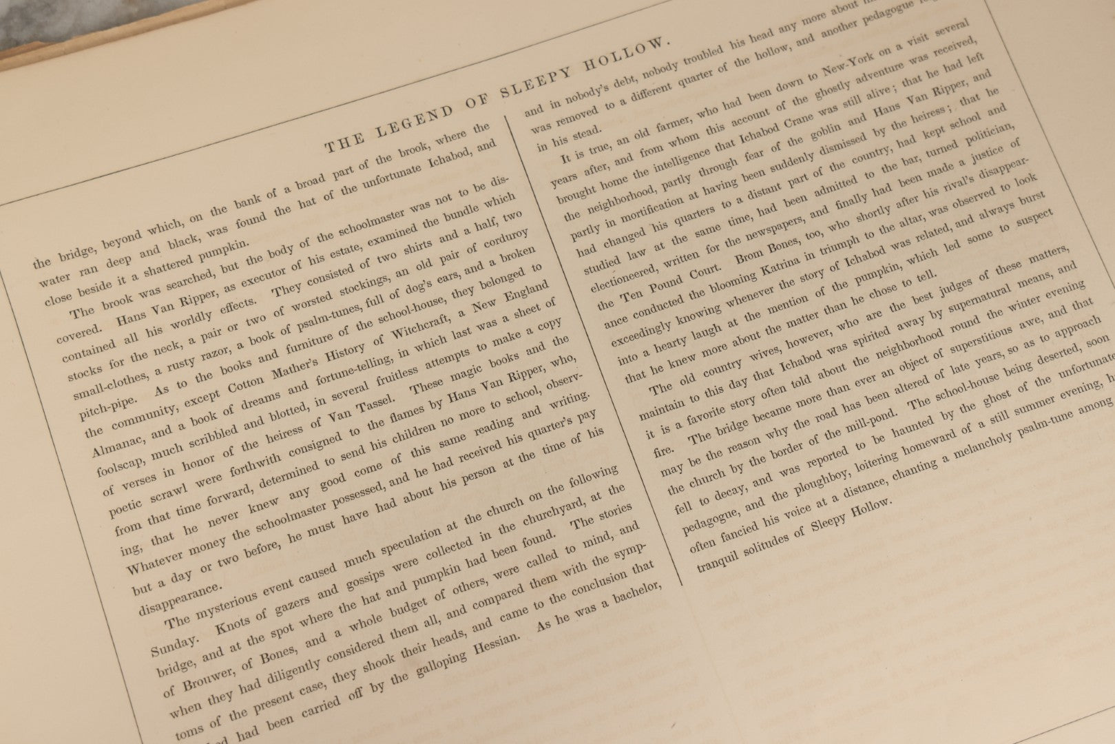 Lot 065 - Antique Art Booklet “Illustrations Of The Legend Of Sleepy Hollow” By Felix O.C. Darley For The American Art-Union, 1849, Authorized By Washington Irving And Publisher George P. Putnam