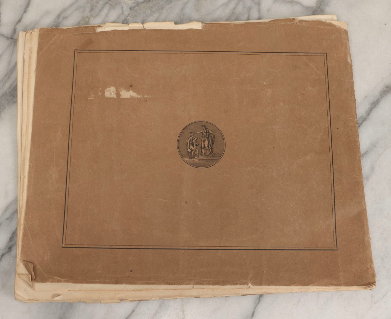 Lot 065 - Antique Art Booklet “Illustrations Of The Legend Of Sleepy Hollow” By Felix O.C. Darley For The American Art-Union, 1849, Authorized By Washington Irving And Publisher George P. Putnam