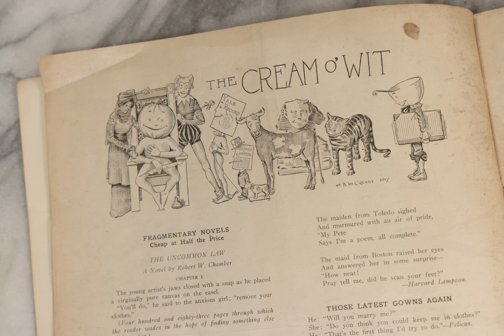 Lot 067 - Antique “The Dartmouth Jack-O-Lantern” Magazine, Volume VII No. 3, November 1914, Student Publication Of Dartmouth College, New Hampshire